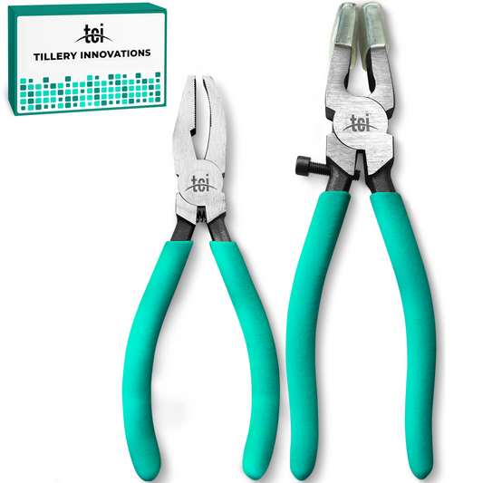 breaking and grozing pliers and running pliers for stained glass